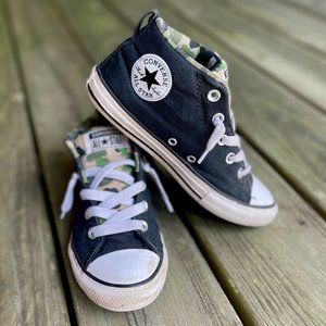 Converse All Star Mid top Chuck Taylor - Black Camo - Kids 3